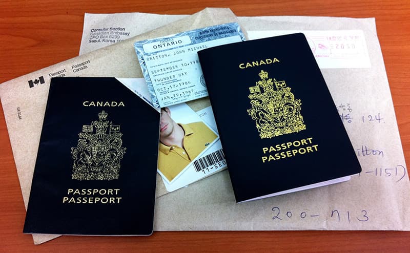 شرایط دریافت پاسپورت کانادا