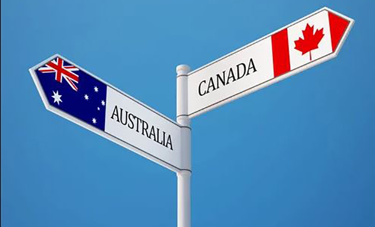 مقایسه کانادا و استرالیا برای مهاجرت